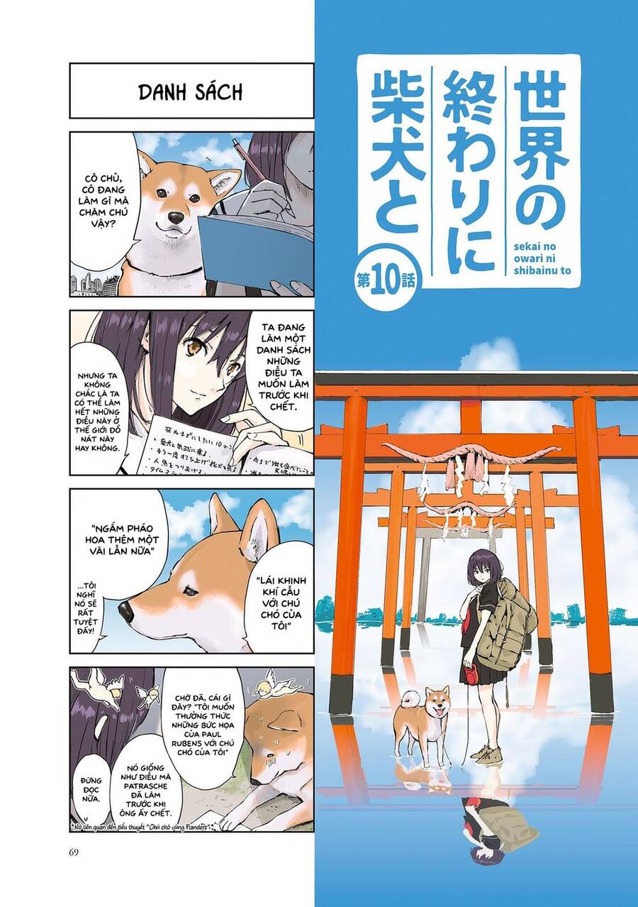 Lang Thang Miền Tận Thế Với Chú Chó Shiba Của Tôi Chapter 10 - Trang 0