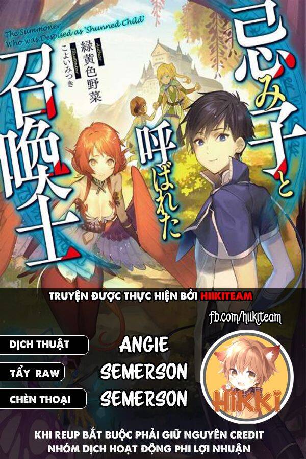 Đứa Trẻ Triệu Hồi Sư Bị Nguyền Rủa. Chapter 3.1 - Trang 0