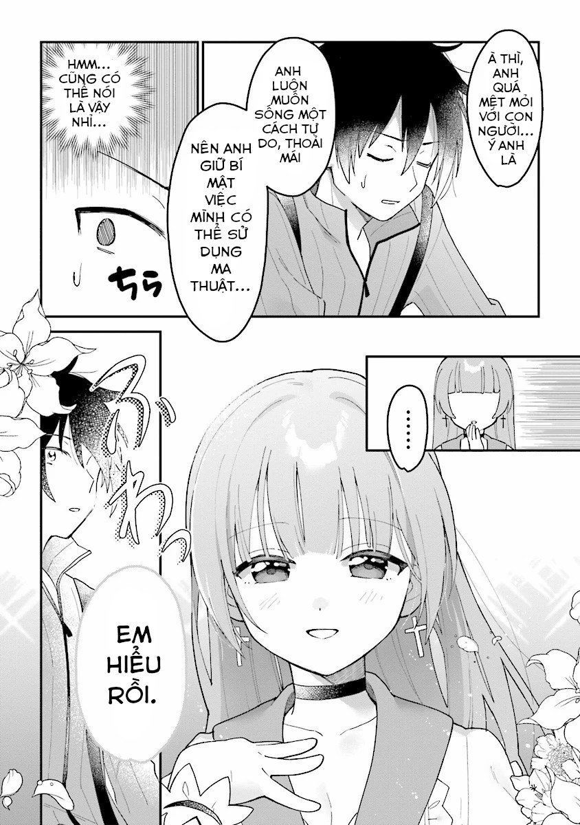 Tensei Kenja Wa Musume To Kurasu Chapter 2.4 - Trang 1