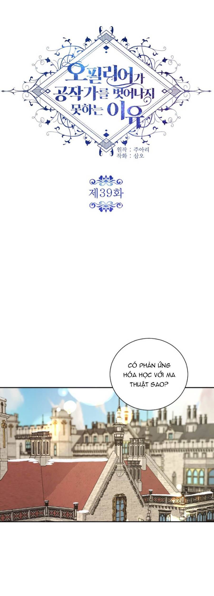 Lý Do Nàng Ophelia Không Thể Chạy Trốn Khỏi Dinh Thự Công Tước Chapter 39 - Trang 0