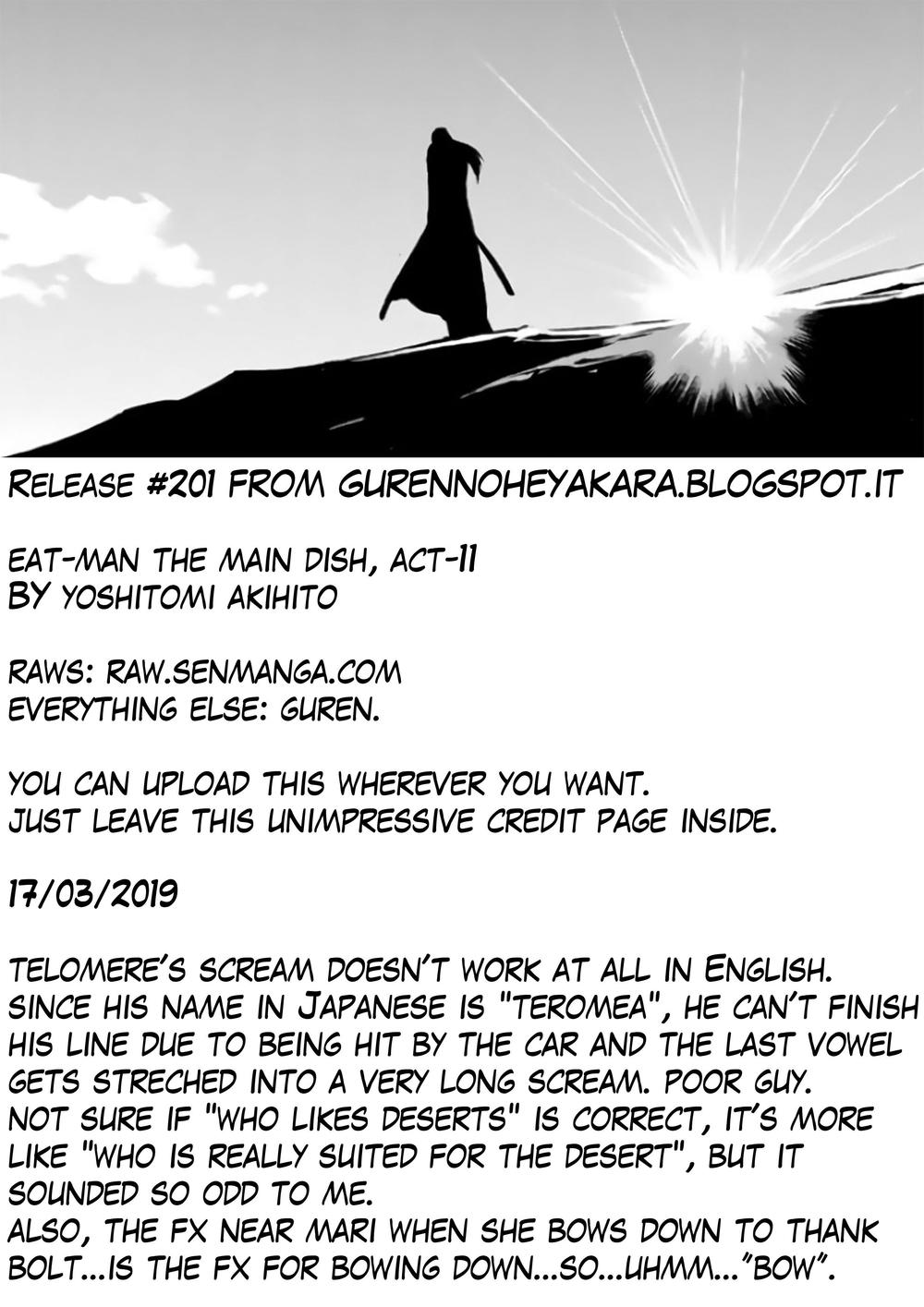 Eat-Man The Main Dish Chapter 11 - Trang 0