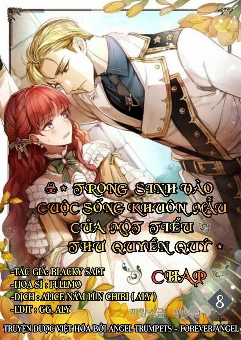 Cuộc Sống Rập Khuôn Của Một Quý Cô Tái Sinh! Chapter 8 - Trang 0