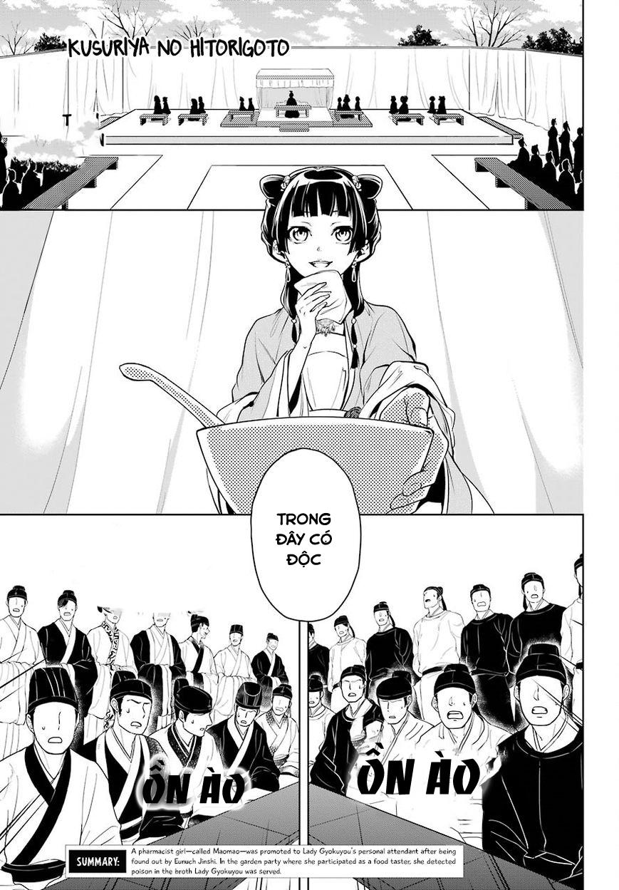 Kusuriya No Hitorigoto Chapter 8 - Trang 0