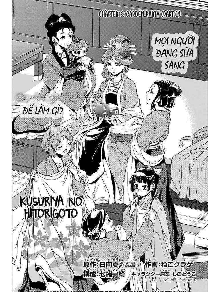 Kusuriya No Hitorigoto Chapter 6 - Trang 1