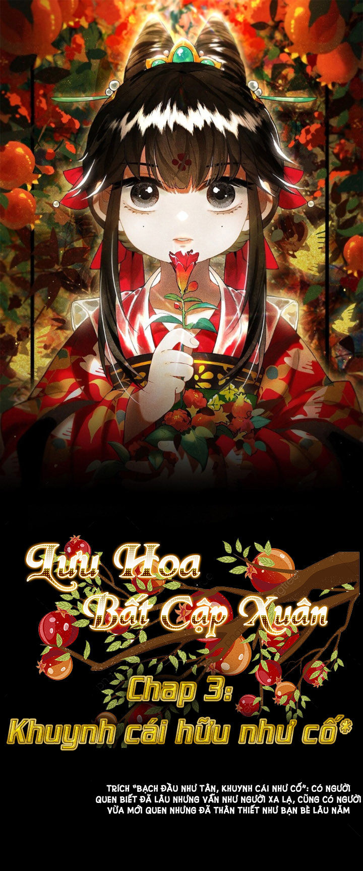 Lưu Hoa Bất Cập Xuân Chapter 3 - Trang 0