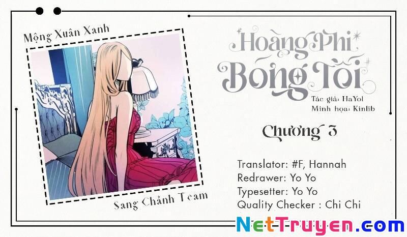 Hoàng Phi Bóng Tối Chapter 3 - Trang 0