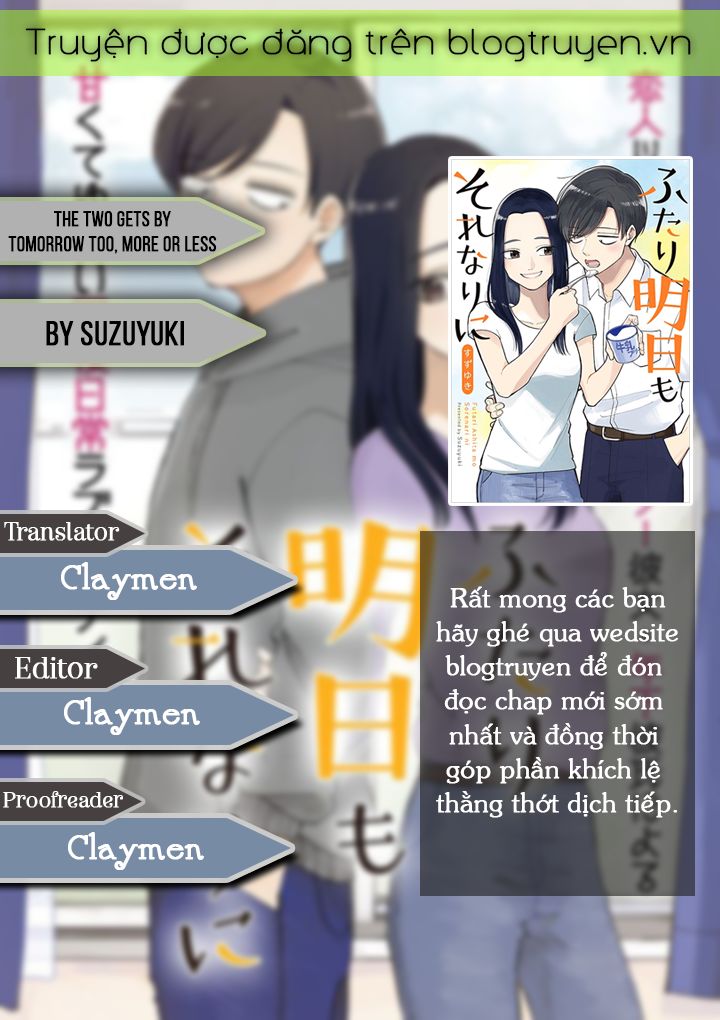The Two Gets By Tomorrow Too, More Or Less. Chapter 11 - Trang 0