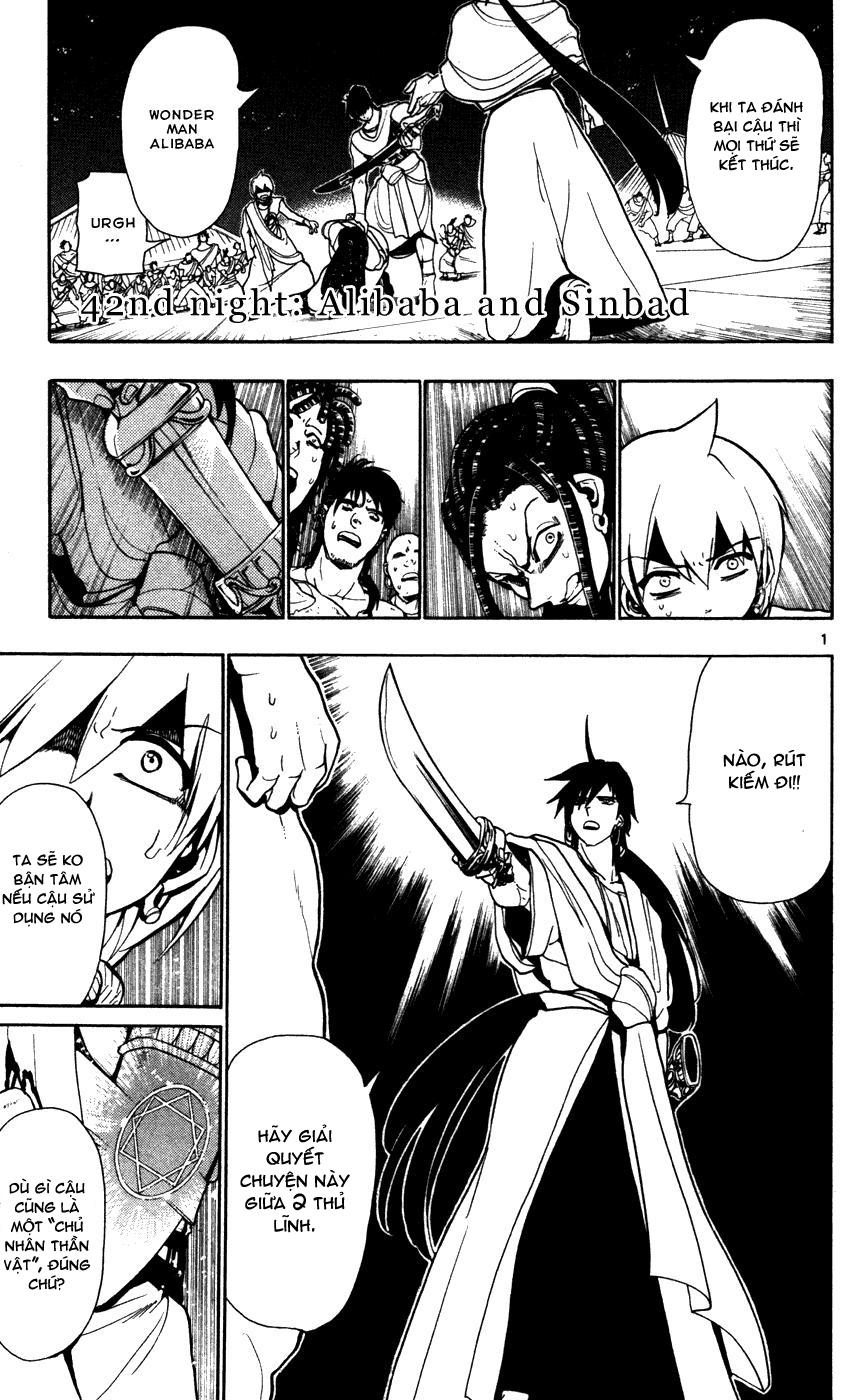 Magi: Bậc Thầy Pháp Thuật Chapter 42 - Trang 1