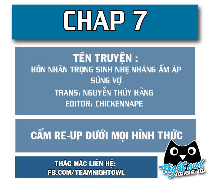 Hôn Nhân Trọng Sinh Nhẹ Nhàng Ấm Áp Sủng Vợ Chapter 7 - Trang 0