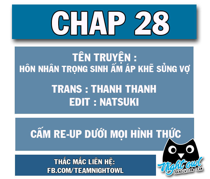 Hôn Nhân Trọng Sinh Nhẹ Nhàng Ấm Áp Sủng Vợ Chapter 28 - Trang 0