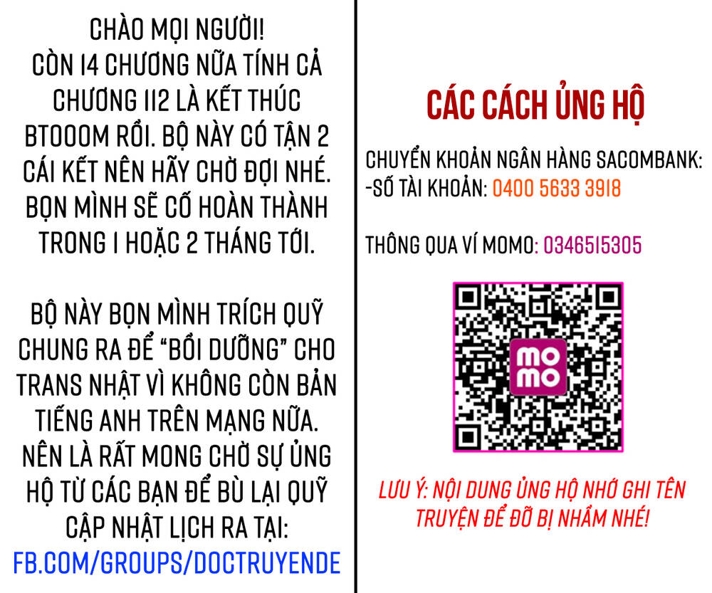 Cuộc Chiến Sinh Tồn Chapter 112.1 - Trang 1