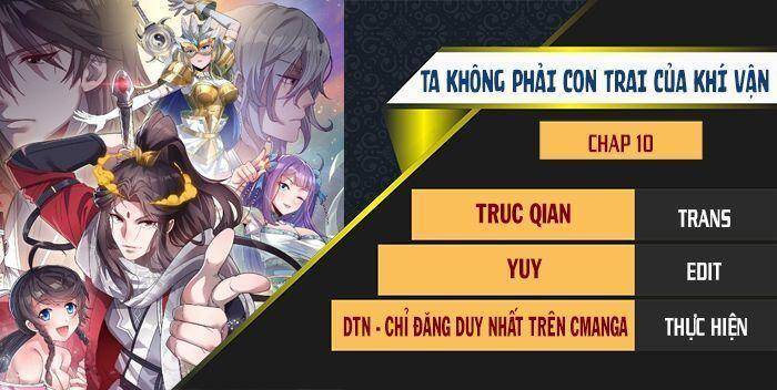 Ta Đích Thật Không Phải Con Trai Khí Vận Chapter 10 - Trang 0