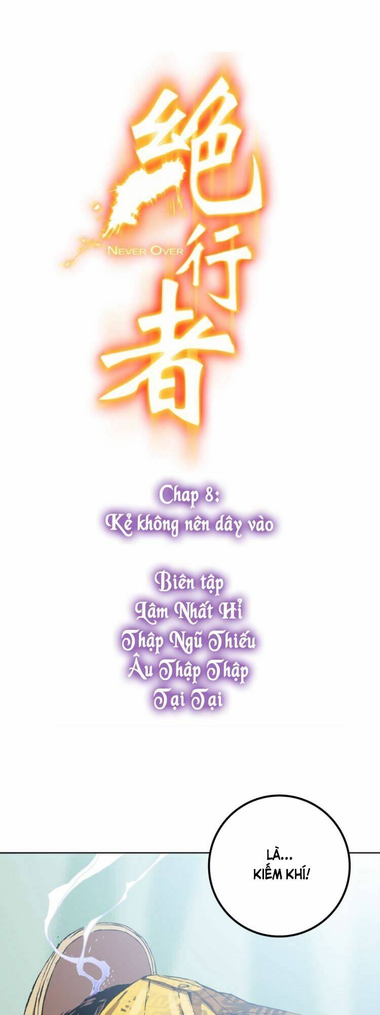 Tuyệt Hành Giả Chapter 8 - Trang 1