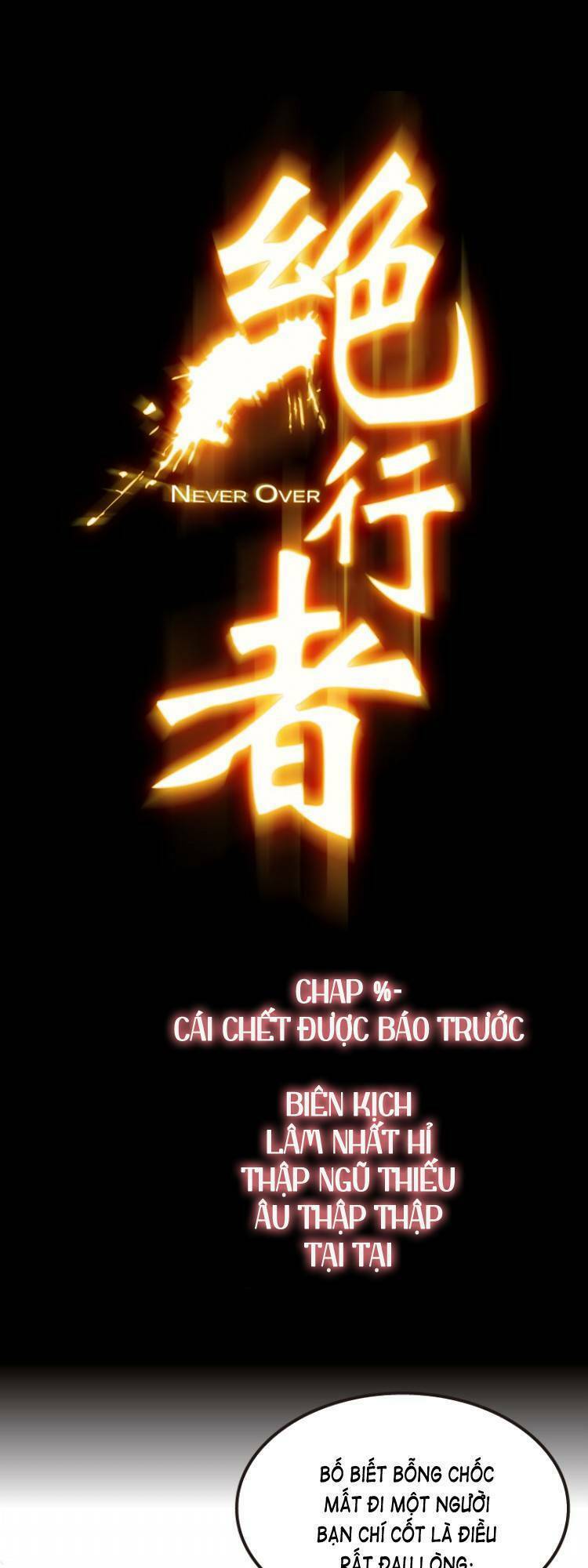 Tuyệt Hành Giả Chapter 3 - Trang 0