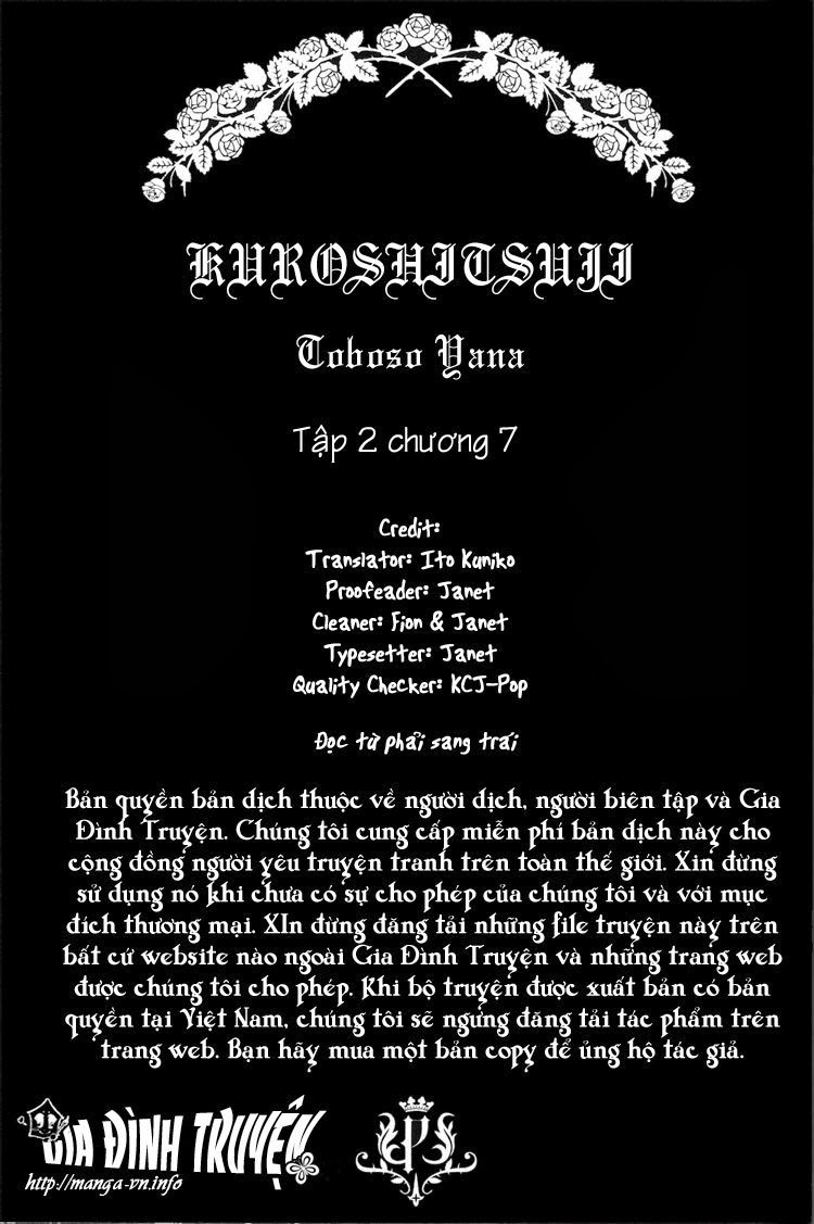 Kuroshitsuji Chapter 7 - Trang 0
