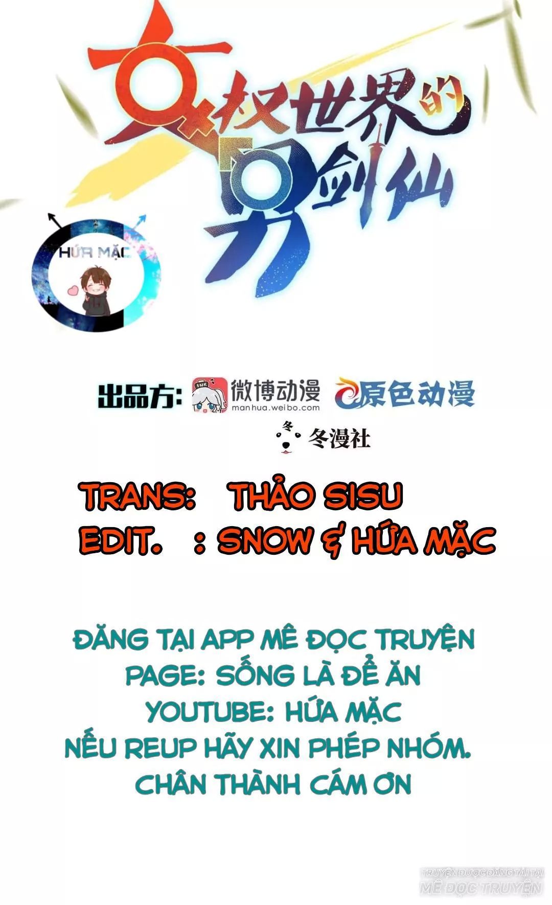 Xuyên Không Vào Thế Giới Nữ Cường Chapter 2 - Trang 0