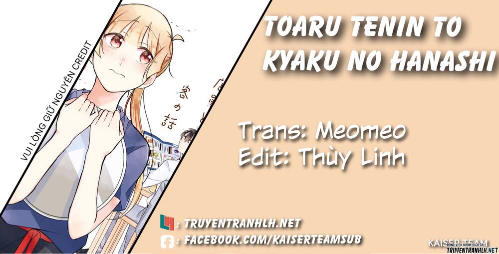 The Story Of A Waitress And Her Customer Chapter 17 - Trang 0