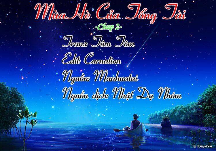 Mùa Hè Của Tổng Tài Chapter 2 - Trang 1