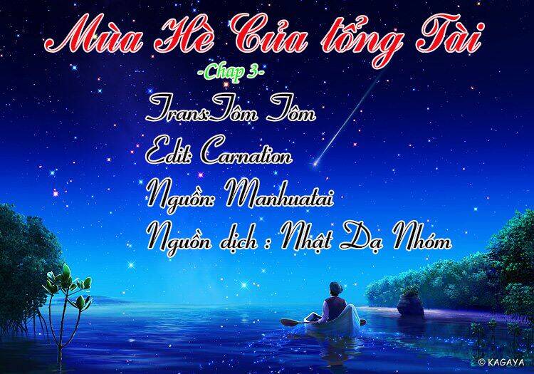 Mùa Hè Của Tổng Tài Chapter 3 - Trang 0