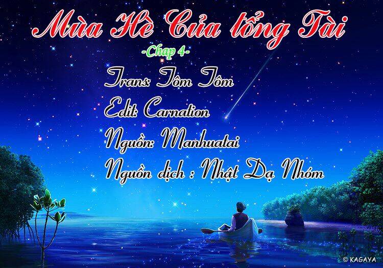 Mùa Hè Của Tổng Tài Chapter 4 - Trang 0