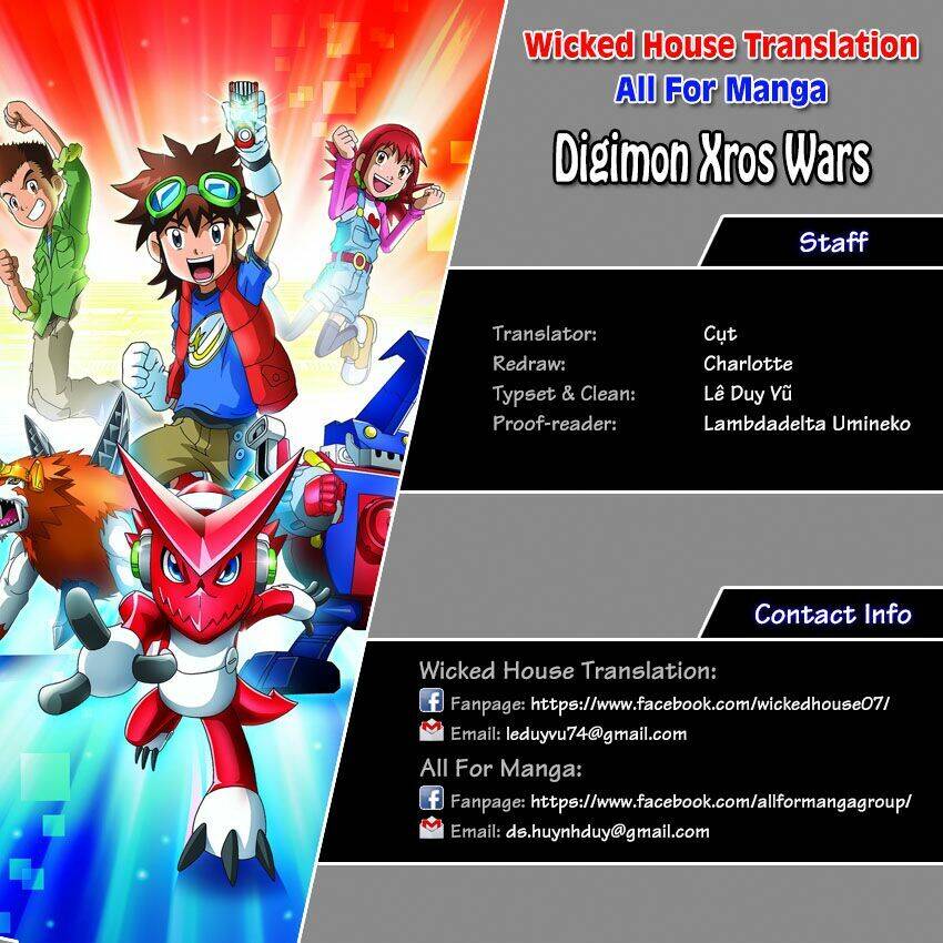 Digimon Xros Wars Chapter 3 - Trang 1