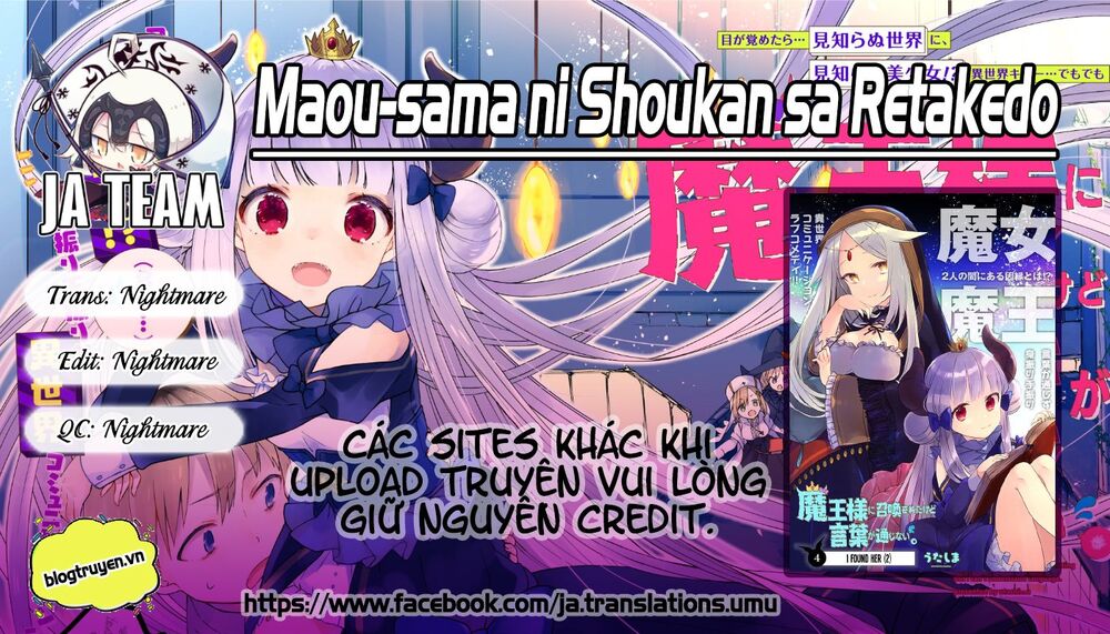 I Was Summoned By The Demon Lord, But I Can't Understand Her Languag Chapter 6 - Trang 0