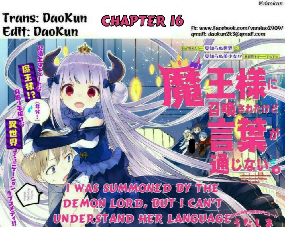 I Was Summoned By The Demon Lord, But I Can't Understand Her Languag Chapter 16 - Trang 0