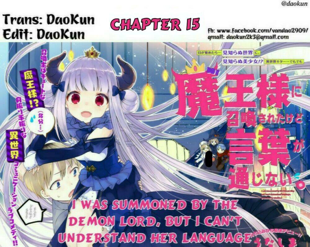 I Was Summoned By The Demon Lord, But I Can't Understand Her Languag Chapter 15 - Trang 0