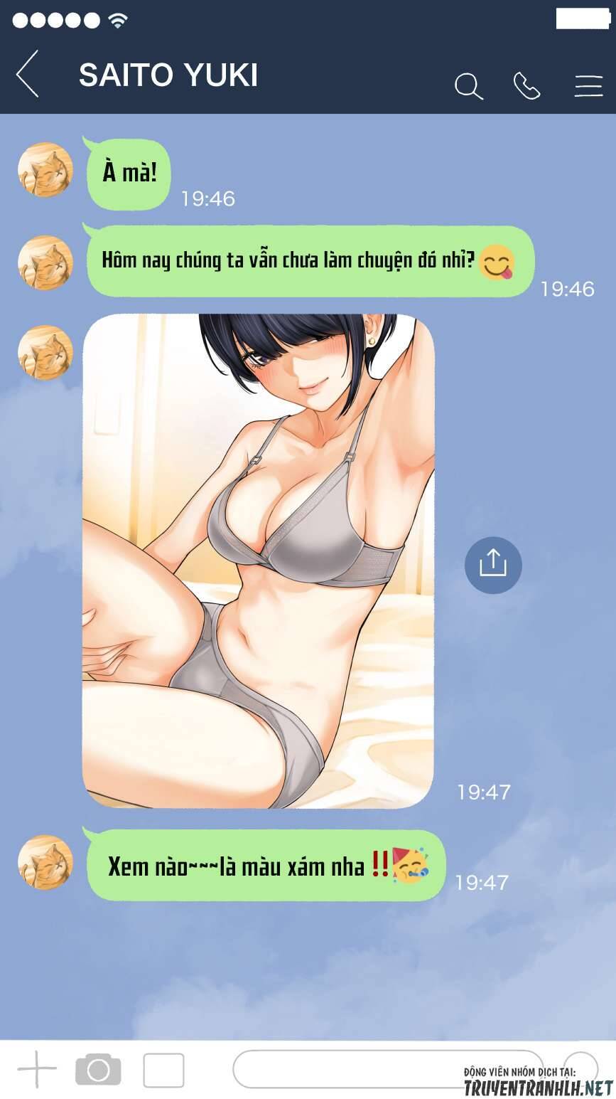 Nhỏ Kouhai Cứ Báo Cáo Màu Sắc Cho Tôi Mỗi Sáng Chapter 4 - Trang 1