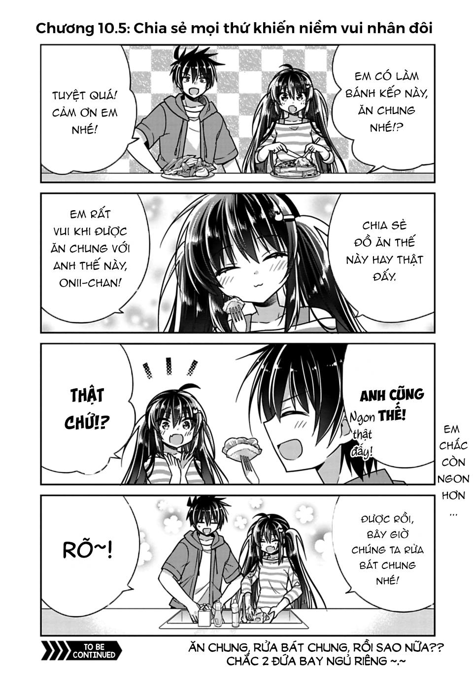 Siscon Ani To Brocon Imouto Ga Shoujiki Ni Nattara Chapter 10.5 - Trang 0