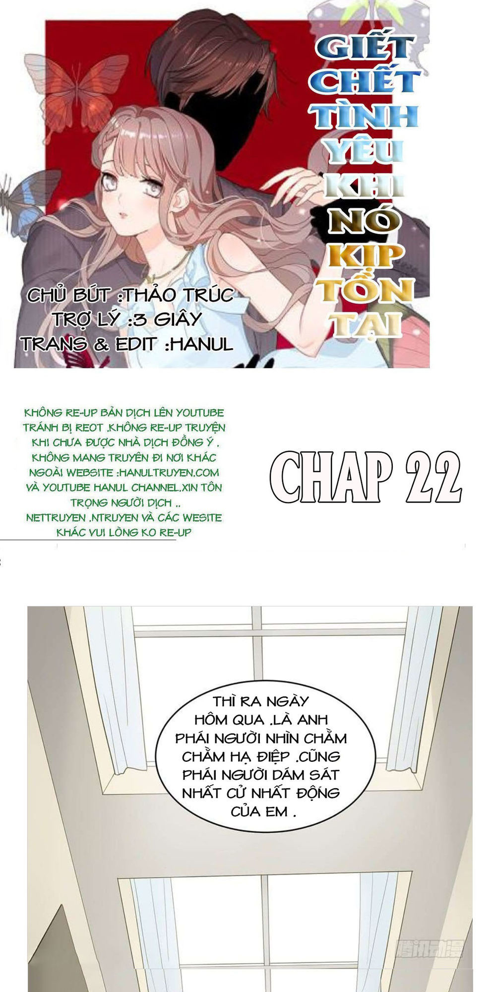 Giết Em Trước Khi Tình Yêu Tồn Tại Chapter 22 - Trang 0