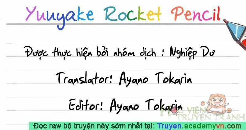 Yuuyake Rocket Pencil Chapter 10 - Trang 1