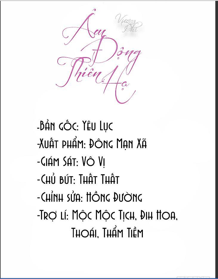 Vương Phi - Âm Động Thiên Hạ Chapter 18 - Trang 0