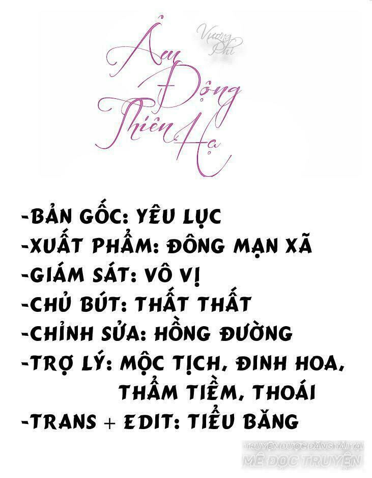 Vương Phi - Âm Động Thiên Hạ Chapter 39 - Trang 0
