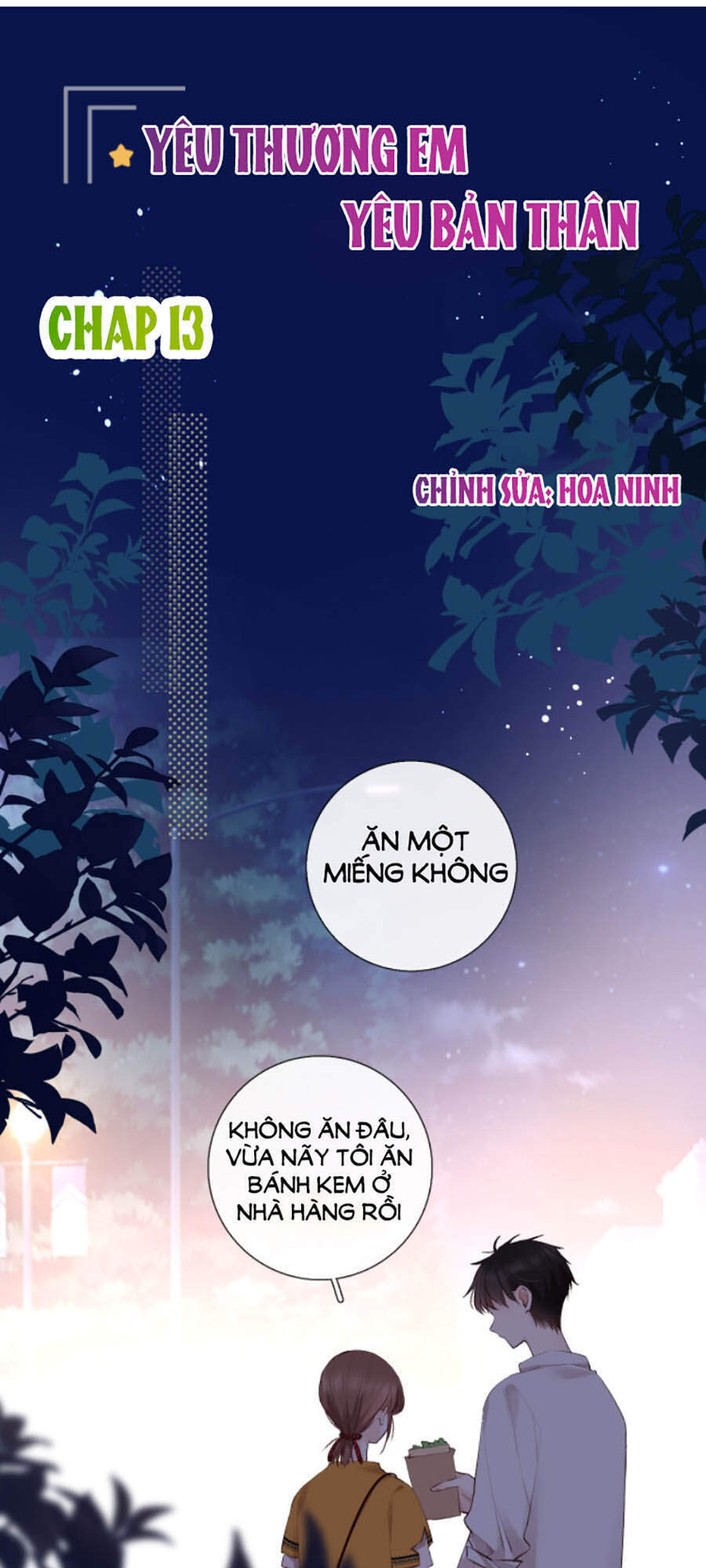 Yêu Thương Em, Yêu Bản Thân Chapter 13 - Trang 1