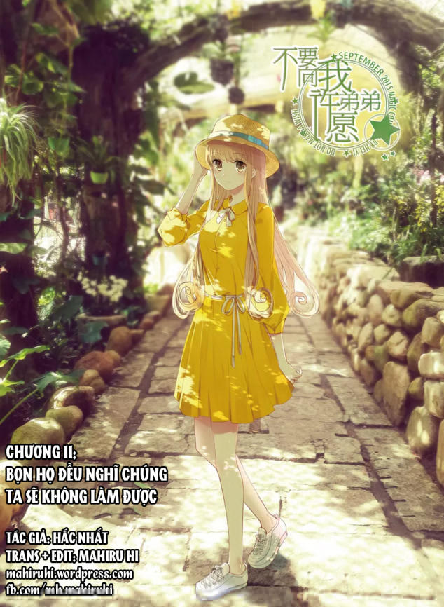 Đừng Đến Xin Điều Ước Từ Em Trai Tôi! Chapter 11 - Trang 0