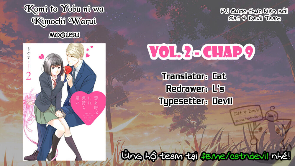 Koi To Yobu Ni Wa Kimochi-Warui Chapter 9 - Trang 0