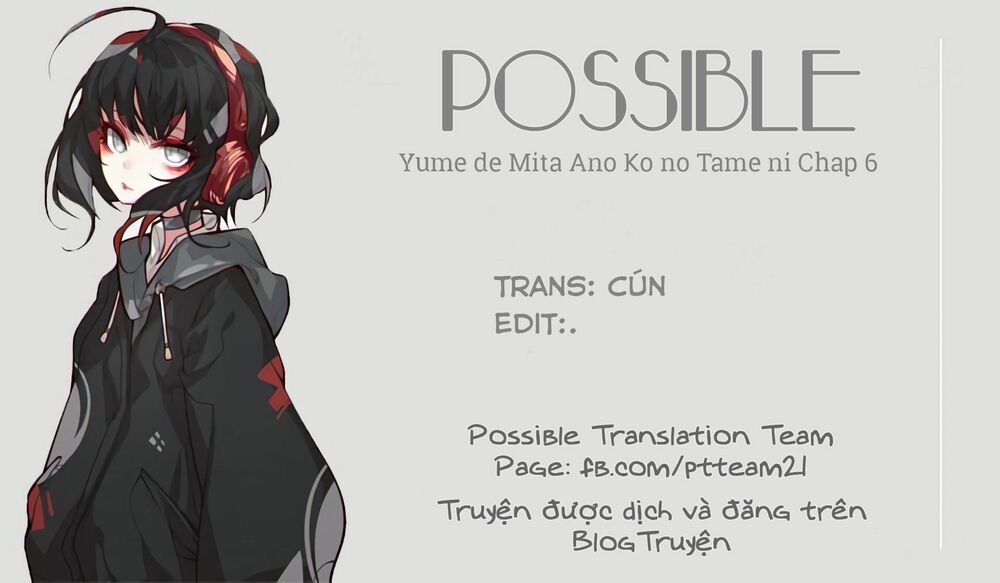 Yume De Mita Ano Ko No Tame Ni Chapter 6 - Trang 1