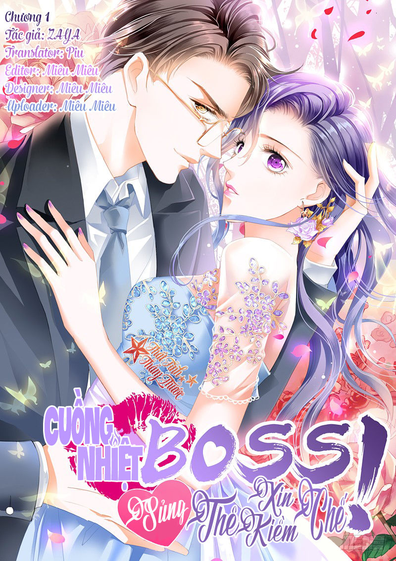 Cuồng Nhiệt Boss, Sủng Thê Xin Kiềm Chế Chapter 1 - Trang 1
