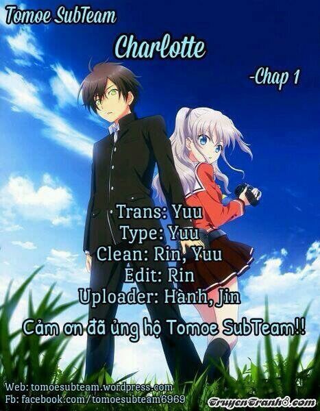 Charlotte Chapter 1 - Trang 0