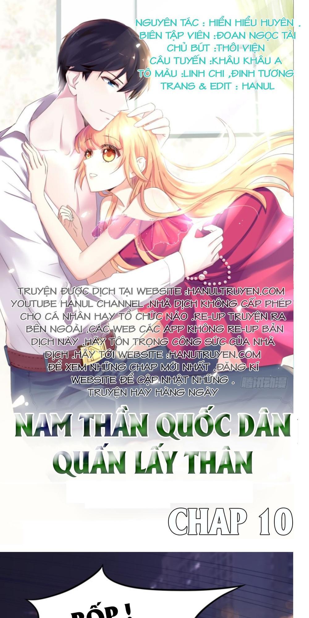 Nam Thần Quốc Dân Quấn Lấy Tôi Chapter 10 - Trang 0