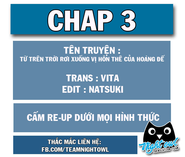 Từ Trên Trời Rơi Xuống Vị Hôn Thê Của Hoàng Đế Chapter 3 - Trang 0
