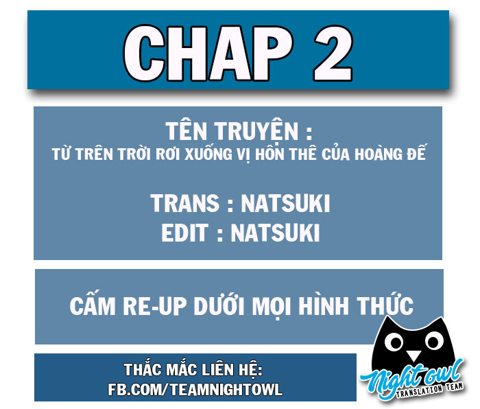 Từ Trên Trời Rơi Xuống Vị Hôn Thê Của Hoàng Đế Chapter 2 - Trang 0