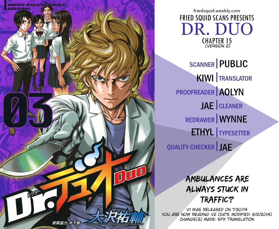 Dr.duo Chapter 15 - Trang 0