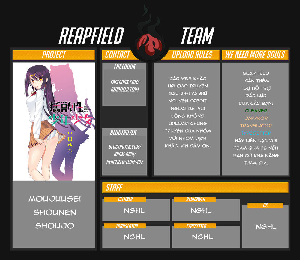 Moujuusei Shounen Shoujo Chapter 2 - Trang 0