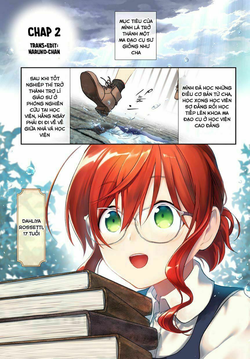 Madougushi Dahliya Wa Utsumukanai ~Kyou Kara Jiyuu Na Shokunin Life~ Chapter 2 - Trang 0
