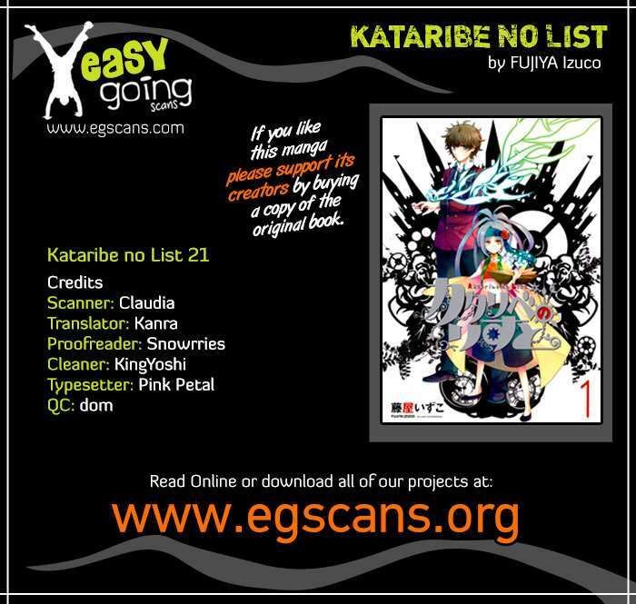 Kataribe No Risuto Chapter 21 - Trang 0