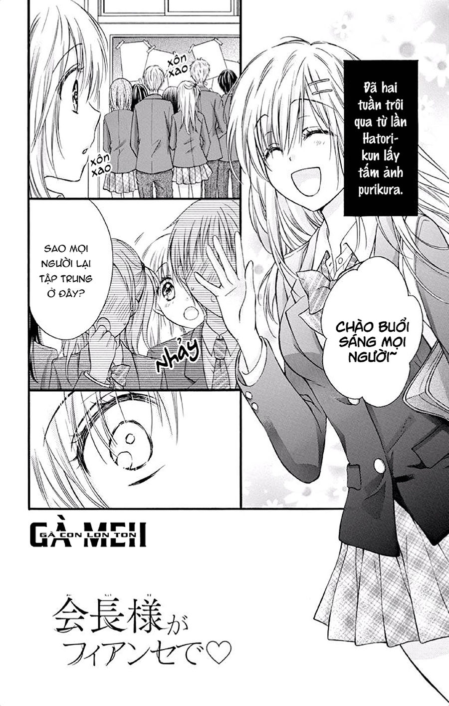 Kaichou-Sama Ga Fiancee De Chapter 18 - Trang 1