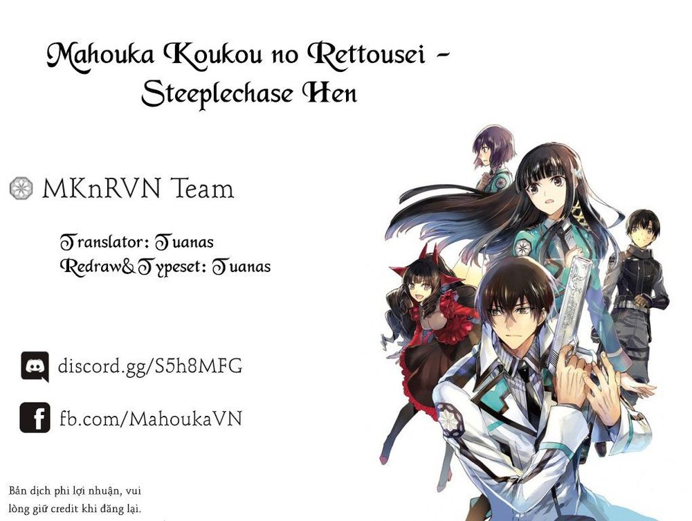 Mahouka Koukou No Rettousei - Steeplechase Hen Chapter 3 - Trang 0