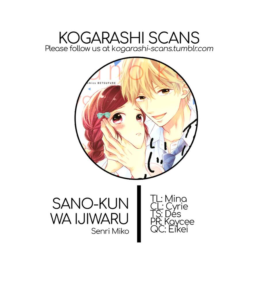 Sano-Kun Wa Ijiwaru Chapter 2 - Trang 1